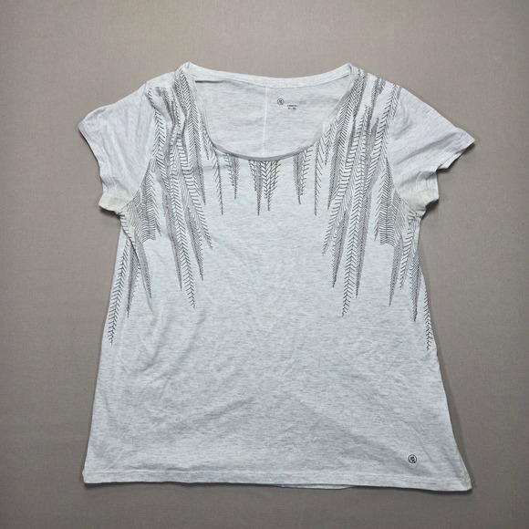 Cloudveil Heathered Tee Top Casual‎ Everyday Wear Short Sleeve Women's XL - Picture 1 of 7